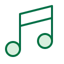 Art and music icon